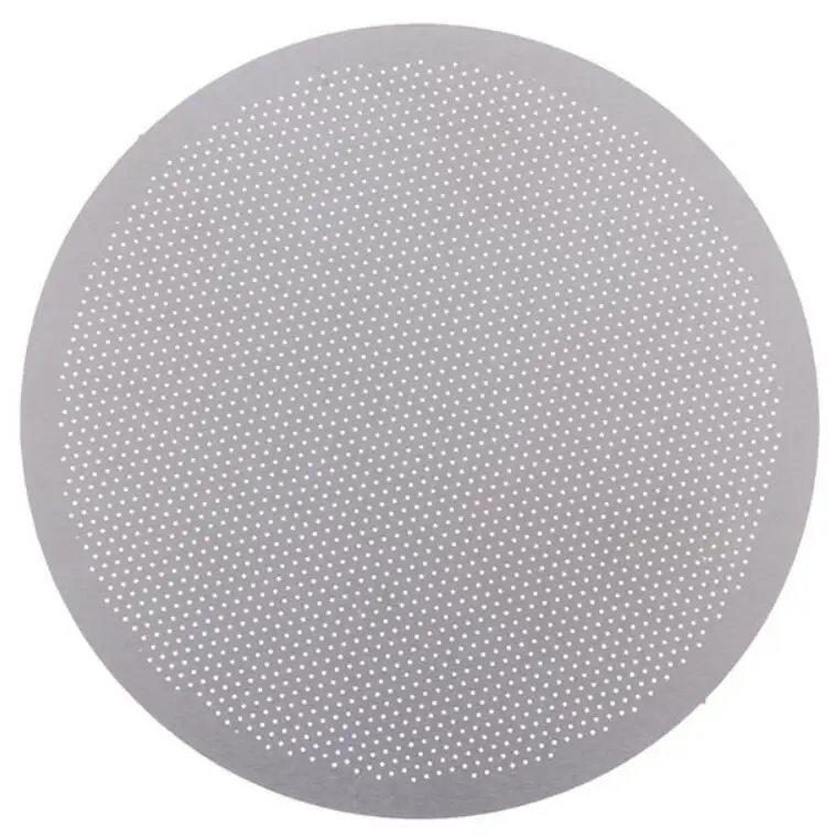Customizable Logo Stainless Steel 304 Paper Coffee Filter Handle Secondary Water Separation Mesh for Coffee Maker