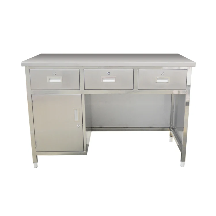 
China wholesale price strong stainless steel computer table for office home 