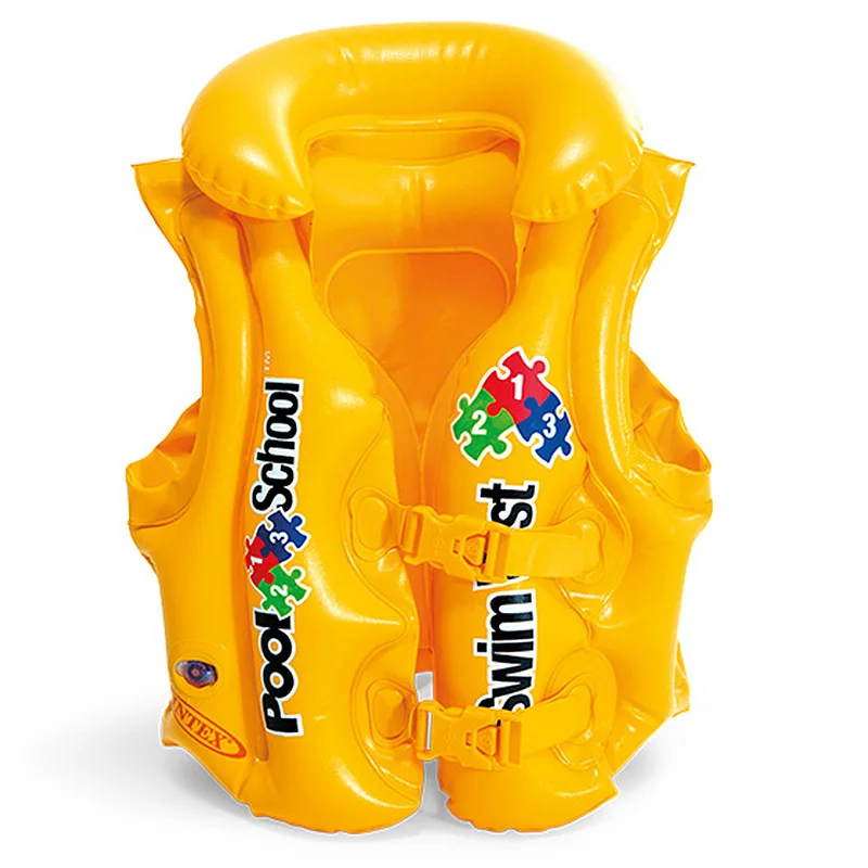 INTEX 58660 Inflat бассейн жилеты школьная роскошный плавательный жилет Плавающий надувной спасательный