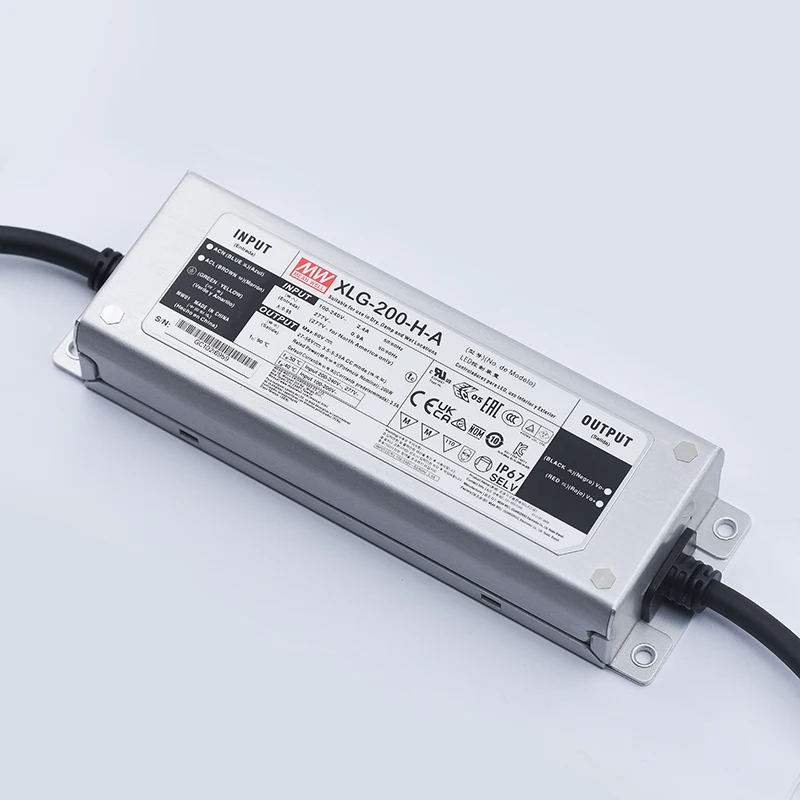 MeanWell XLG-200-12-A 12V 16A 200W LED Power Supply Waterproof Mean Well LED Driver for LED strip