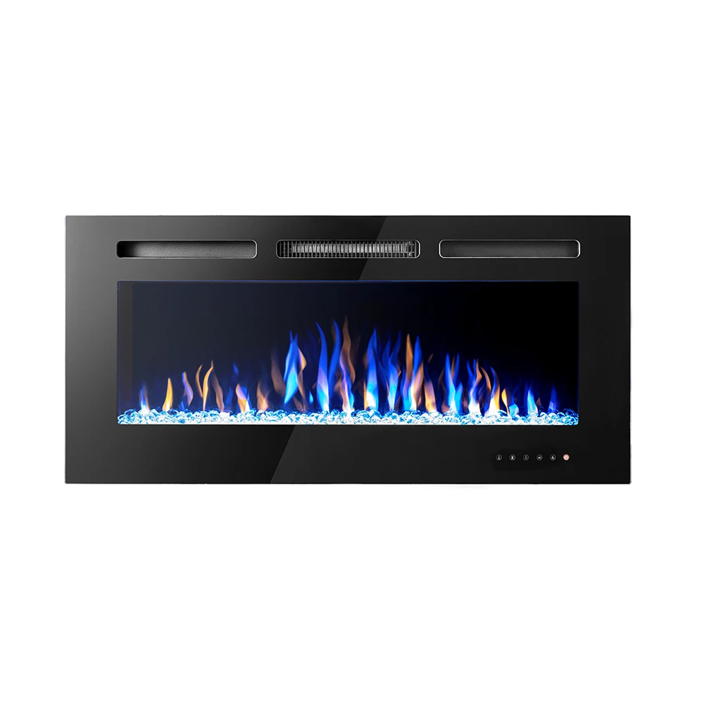High quality 3D flame effect fireplace electric heater  touch control modern electric fireplace