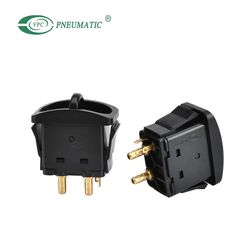 Airlift switch Pneumatic Electric 3013-5 Air Ride Suspension Manual  Paddle Valve Switch with wiring for 1/4 tube