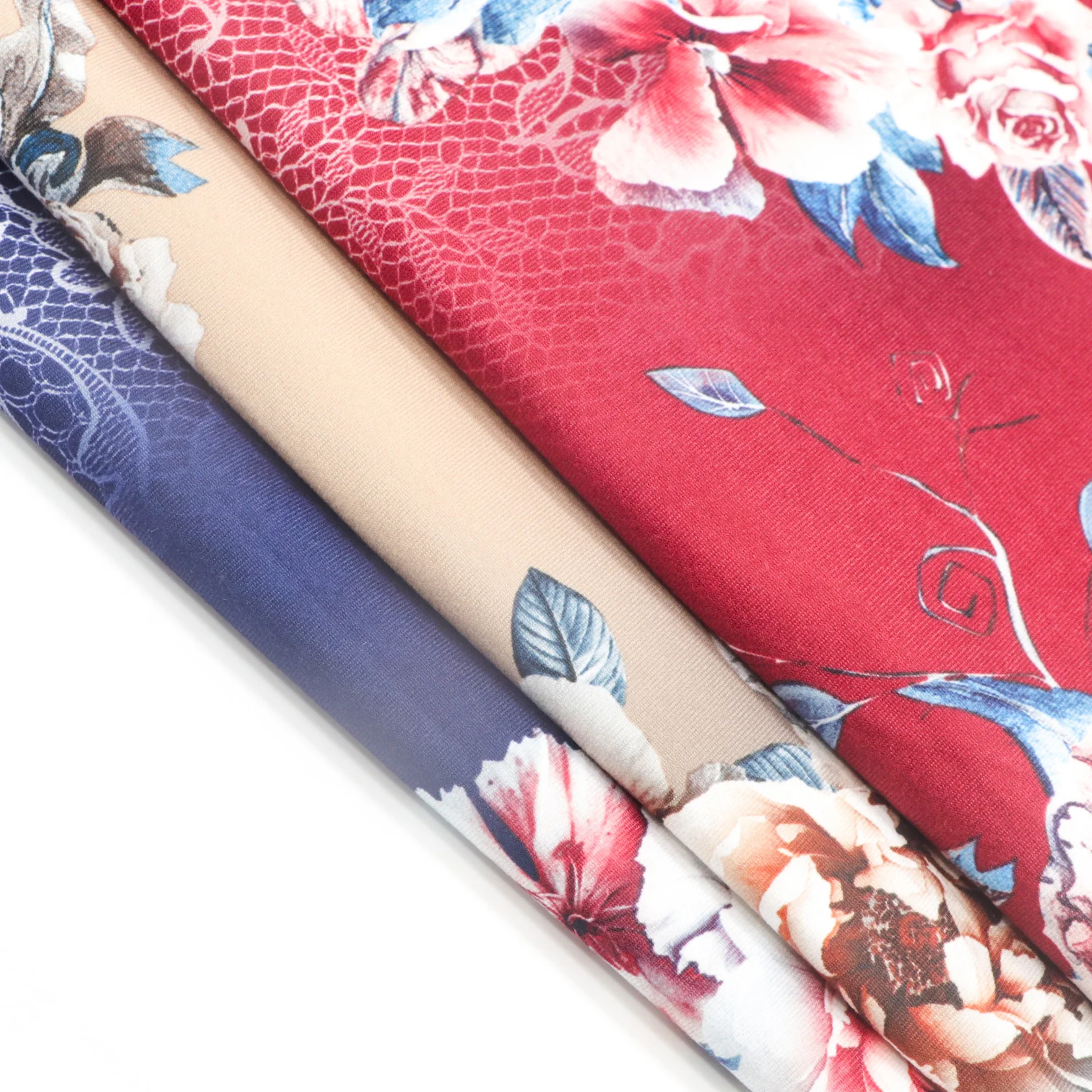 
In stock yarn dyed 97%polyester 3%spandex fashion polyester printed knitted fabric for garment 