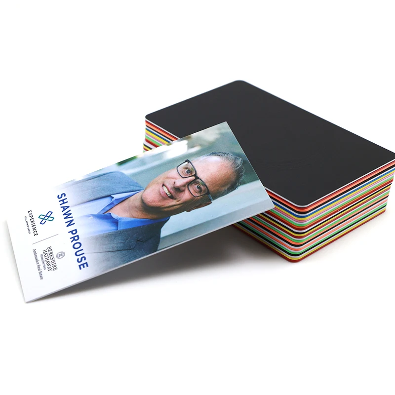 Digital Printing Rectangular Plastic PVC Custom Photo Card