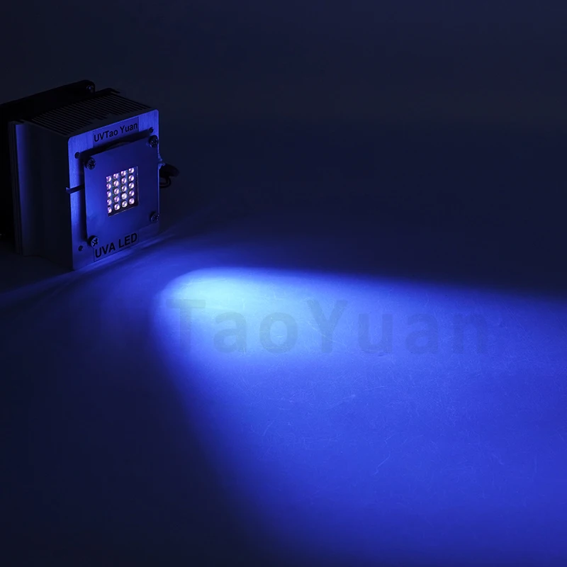 UVTaoYuan LED UV Curing Lamp 395nm 50W Ultraviolet LED Dimmable System for Resin Curing
