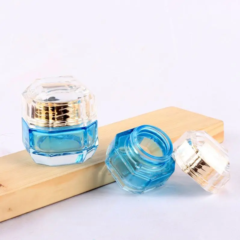 Fashionable and charming new design manufacturers direct selling quality  60ml glass cream glass jar