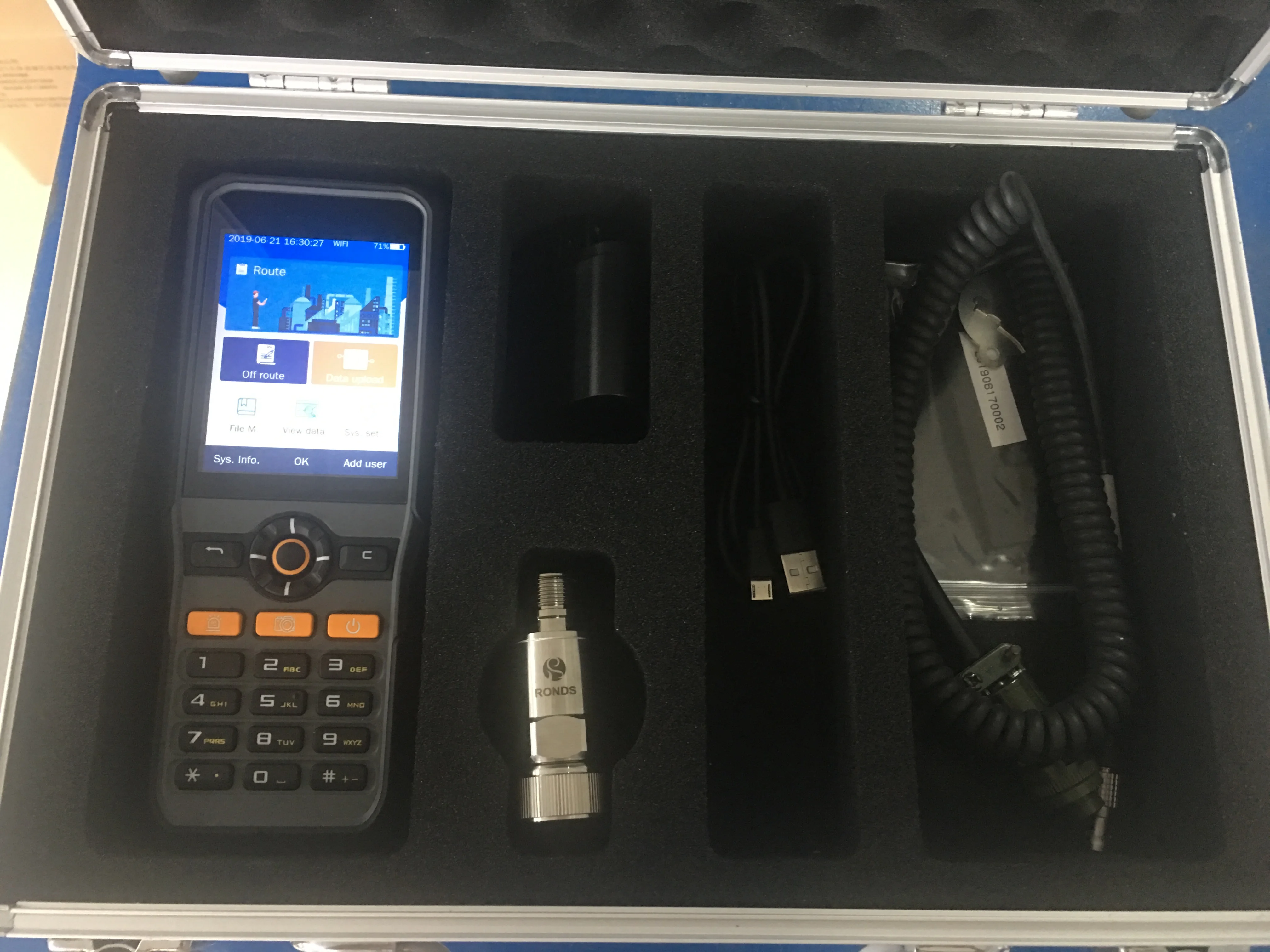 Ronds RH712 siterite explosion proof single channel vibration meter