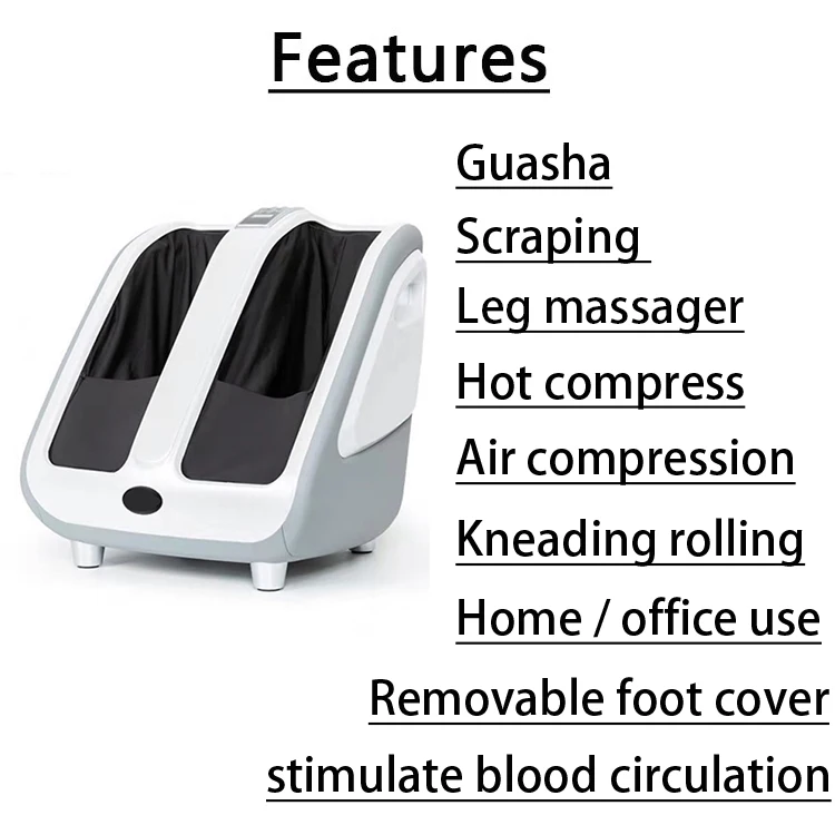 Masajeador De Pies Blood Massaggiatore Per I Piedi Circulation Foot Massage Machine Electric Vibrating Heated Leg Foot Massager