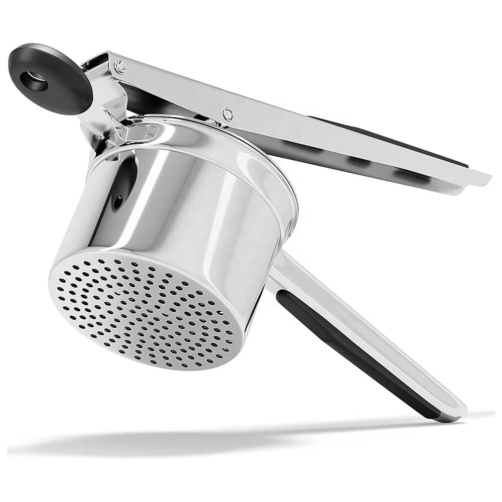 Kartoffelstampfer schiaccia Patate изготовленный на заказ из нержавеющей стали легко использовать Кухня Кулинария Кубок инструмент растительное картофеля сыр Ricer