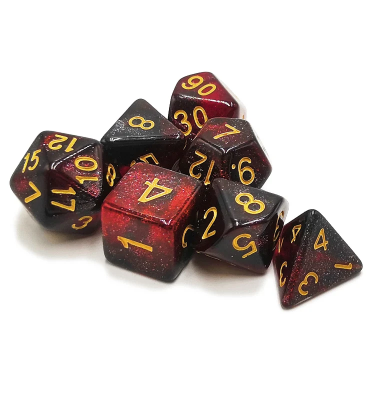 
Custom Colorful Polyhedral Dice Set 