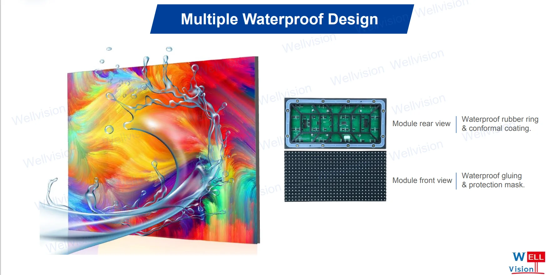 Wellvision наружный литой Магниевый сплав P5 P6 полноцветный Smd Rgb рекламный светодиодный дисплей щит для торгового центра