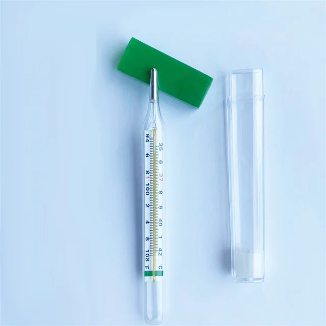 New Product Physical Temperature Testing Double Scale Gallium Mercury Free Glass Thermometer