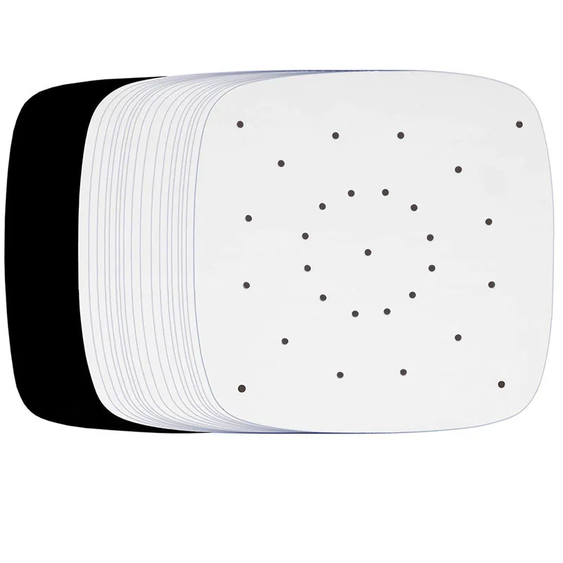 
heat resistant and nonstick air fryer liners silicone coated parchment paper 