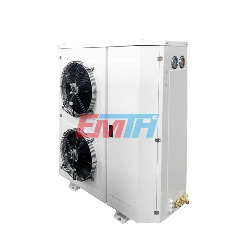 6hp Air cooled condensing Unit with Copeland compressor with 55 square meter condenser for cold storage room walk-in freezer