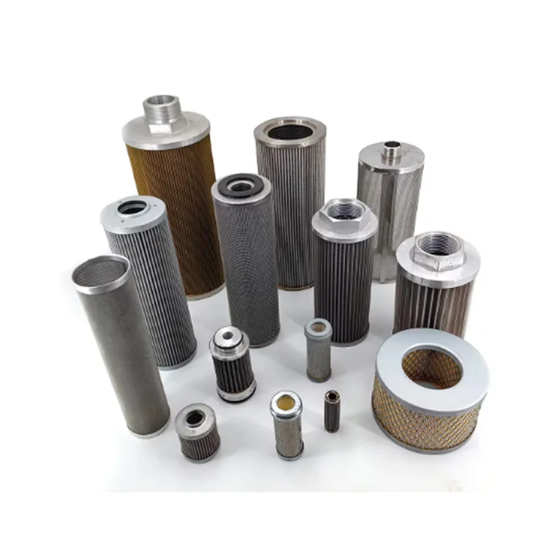 oil filter element industrial filtration equipment  Metal Stainless Steel fold fiber polymer melt filter Oil filter element
