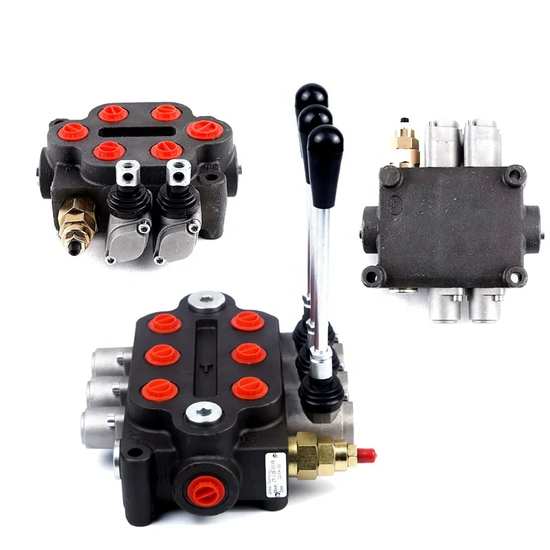 Interchangeable Spools Hydraulic Remote Control Valve Hydraulic Pilot Valve