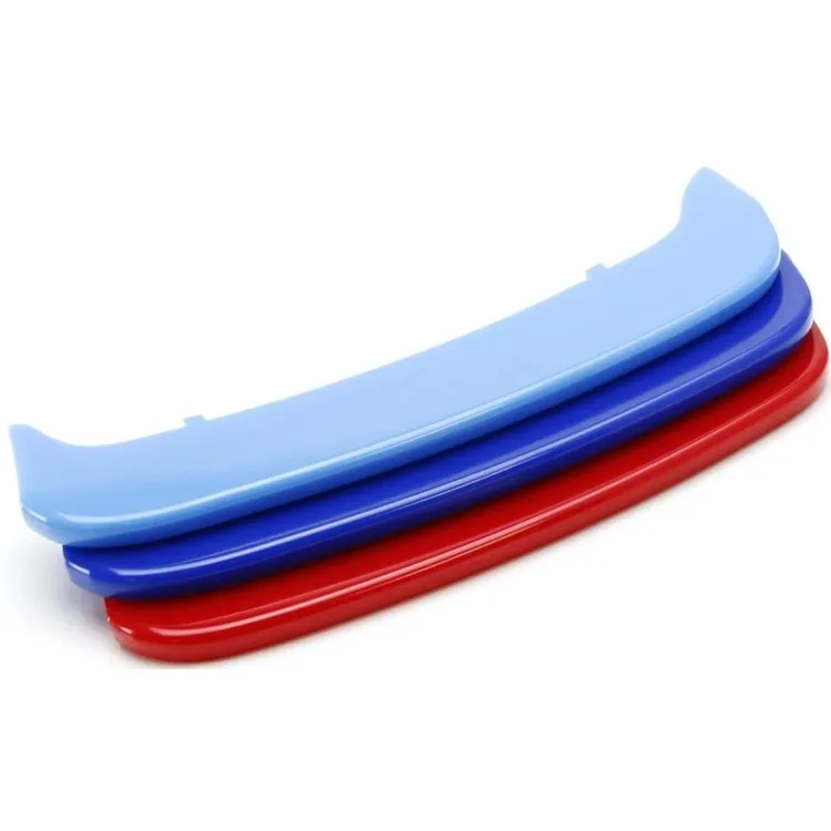 Front Grille Inserts trim cover Color Strips for 3 series E46 2001-2005 grilles 3 pieces
