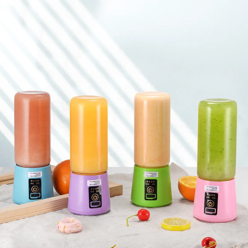  Portable Blender Personal USB Rechargeable Juice Cup Shakes Mini Handheld Fruit Mixer for Travel Gym Home Office Sports
