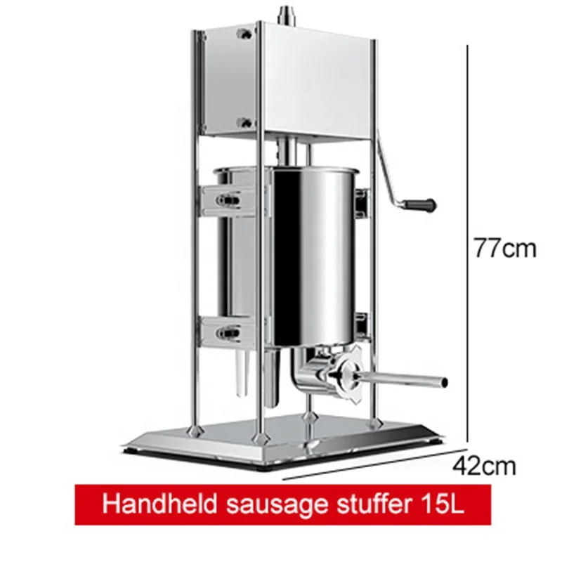 Top Seller Stainless Sausage Stuffer Machine 3l Homemade Manual Sausage Stuffer