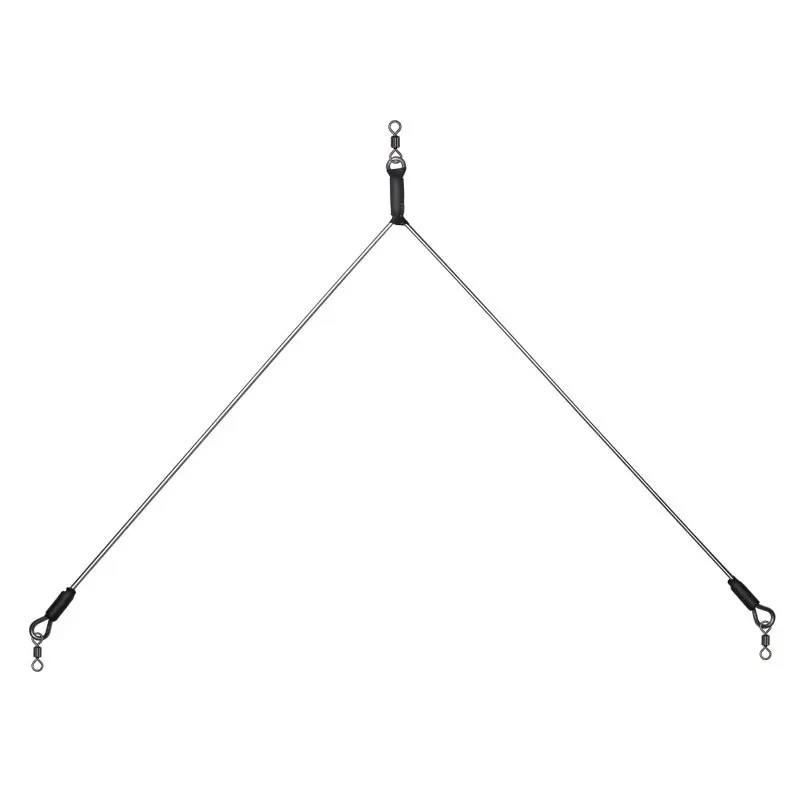 Fishing hook splitter herringbone balance stainless steel sea fishing articles anti winding sub line branching fishing group