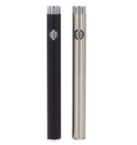  350mah Кнопка 510 cbd масляная вейп ручка испаритель Предварительный нагрев и 3 напряжения Регулируемая батарея масло vape предварительного нагрева Регулировка