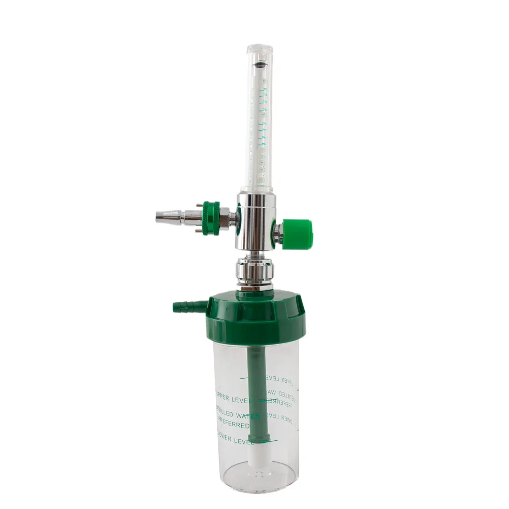High quality wall mounted oxygen regulator medical oxygen regulator flow meter with humidifier