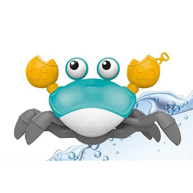 Новинка, водные игрушки, Заводной Краб для ползания, игрушка для малышей, игрушки для ванной, краб для плавания