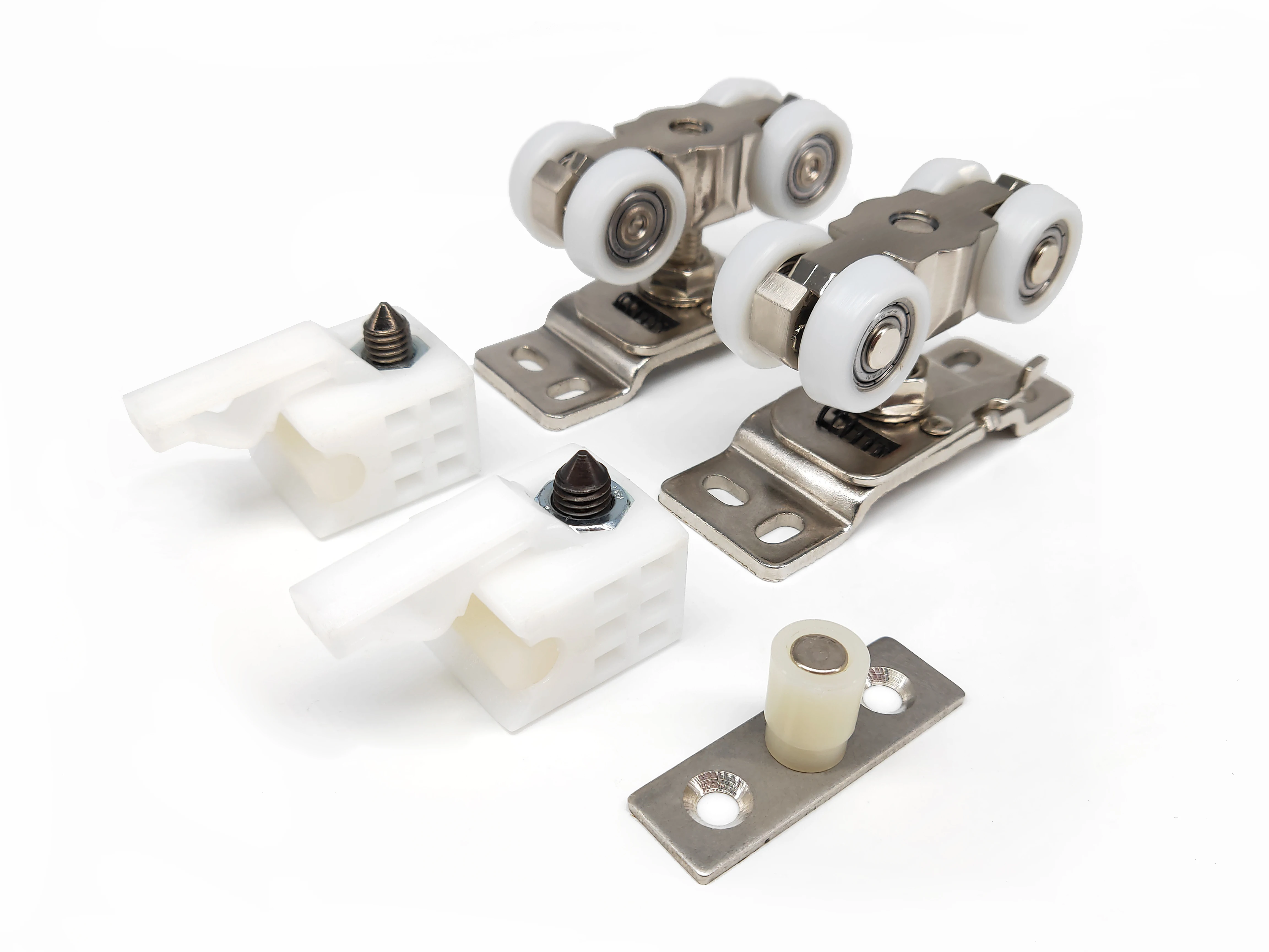 modern design zinc alloy sliding wooden door track roller