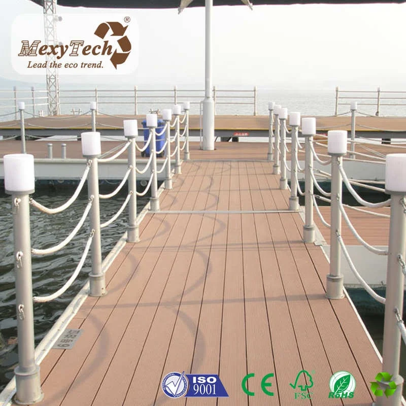 Hot sale Outdoor waterproof swimming pool flooring cover hollow wood plastic wpc composite decking