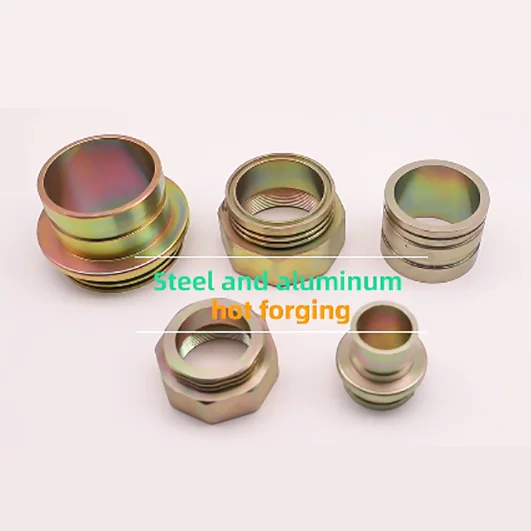 High precision hot forging machining different sizes Fire fighting pipe insert steel reduced adapter connector
