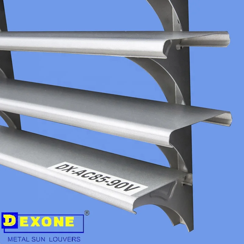 Anodized sun shade aluminium fixed louvers