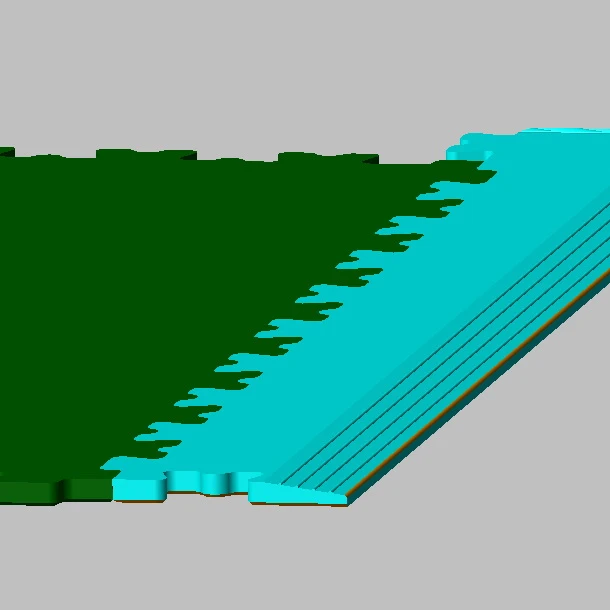 7mm Interlocking Garage Vinyl Flooring PVC Plastic Workshop Floor Tile / Eco-friendly Garage Plastic Floors