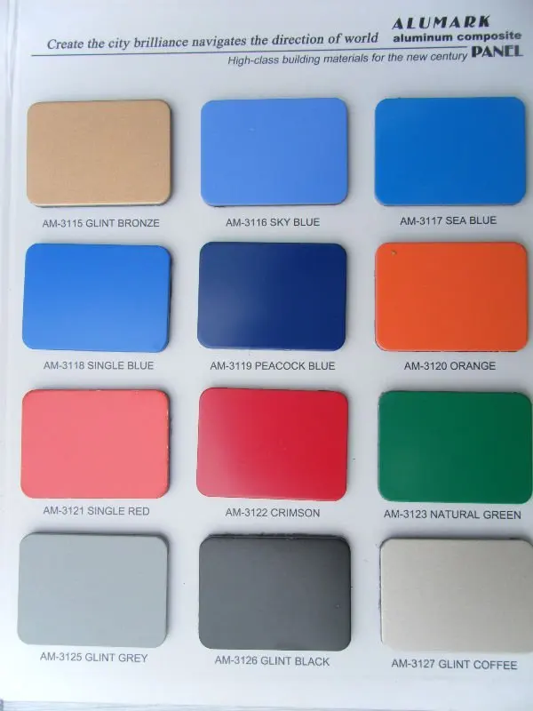 China Standard Size Alucobond Decorative Wall Composite Sandwich Aluminum Panel