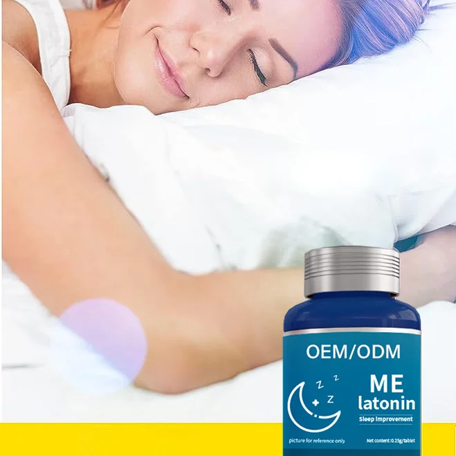 OEM Melatonin Tablets 10 mg Fast Dissolve Drug Free Sleep Aid Supplement Sleeping Pills Capsules