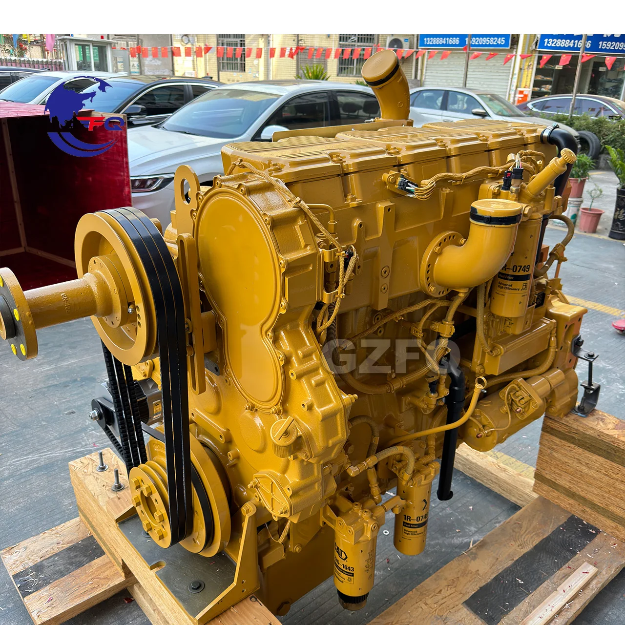 Оригинальный новый дизельный двигатель C15 экскаватора в сборе для гусеницы