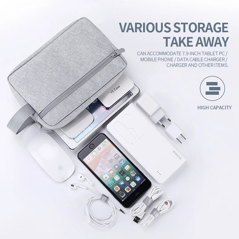 
BUBM Small Electronics Tech Gadgets Travel Carrying Cases Pouch Bag 