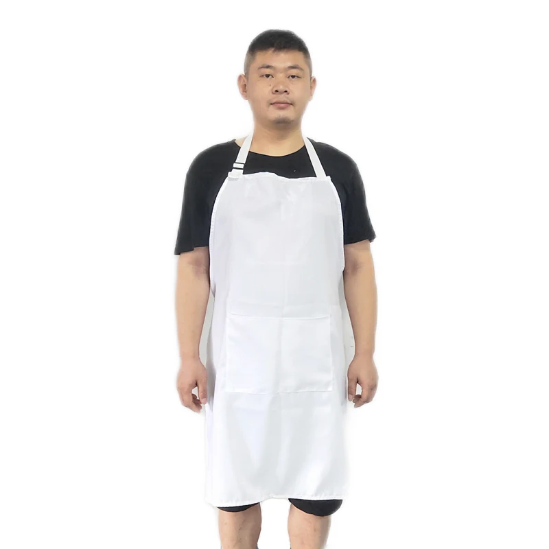 Qualisub New Design Sublimation Aprons Blanks in White color with 2 pockets for Adults