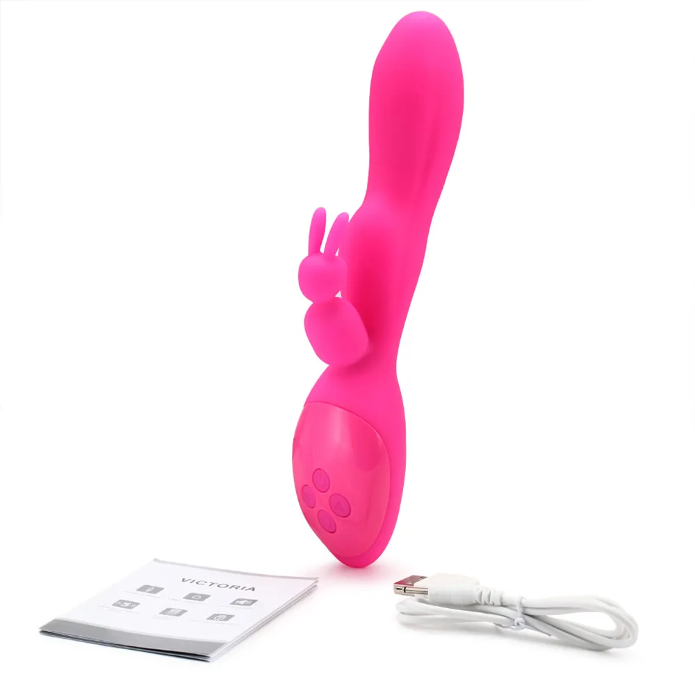 
Hot Sale Products Heated 9 Vibration Modes Vagina Penis Dildo Massage Adult Sex Toy Women Rabbit Vibrator 