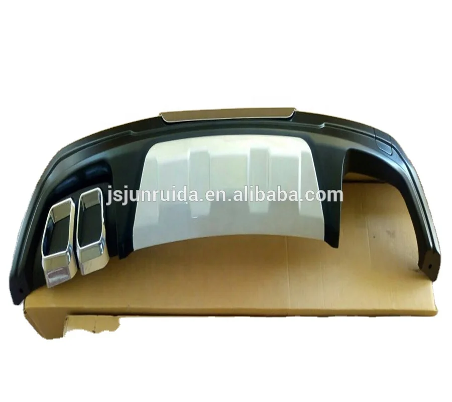 ABS car front and rear bumper guard for Hyundai Santa Fe 2017