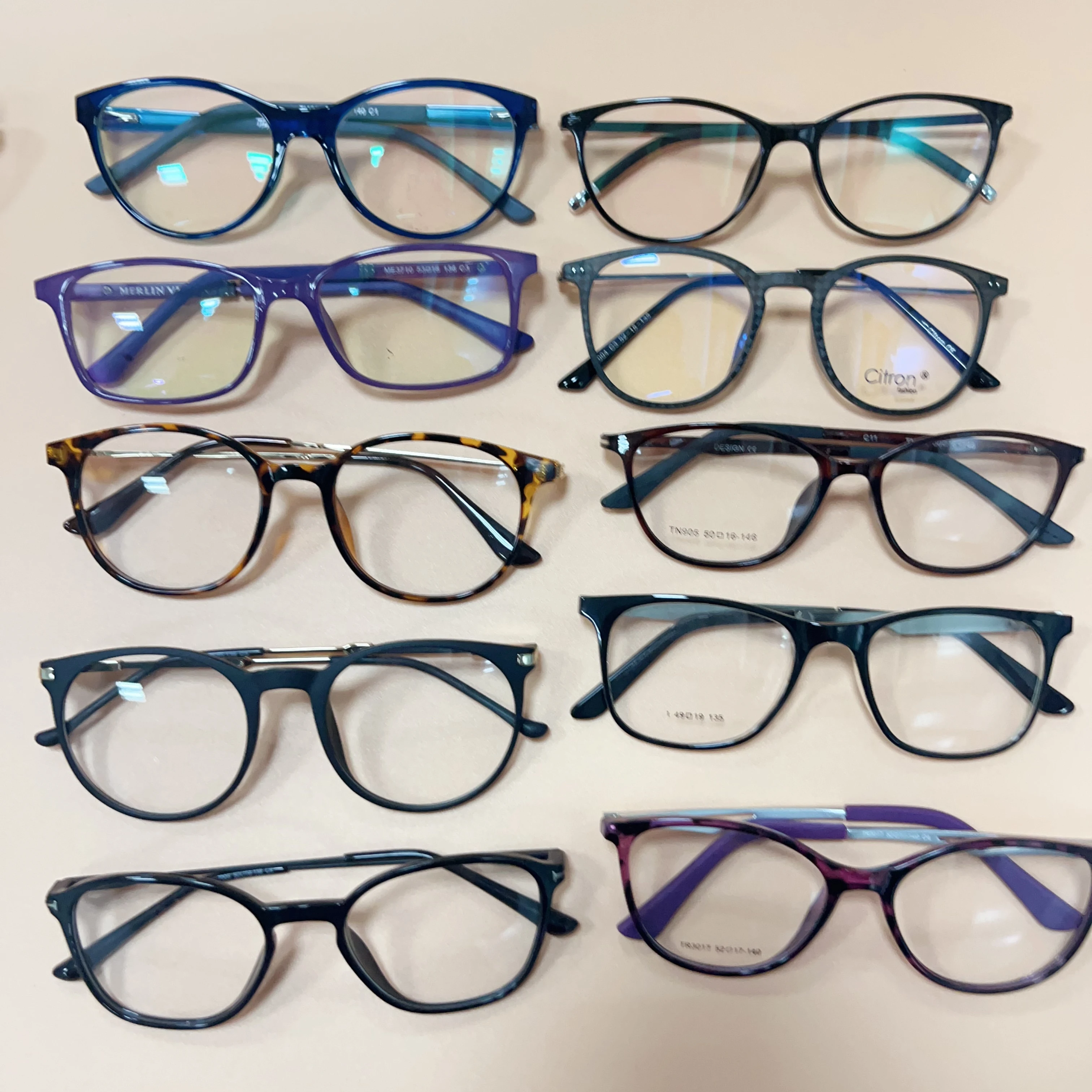 Assorted TR90 Mix Styles Stock Glasses Frames Spectacle Optical Eyeglasses Frames