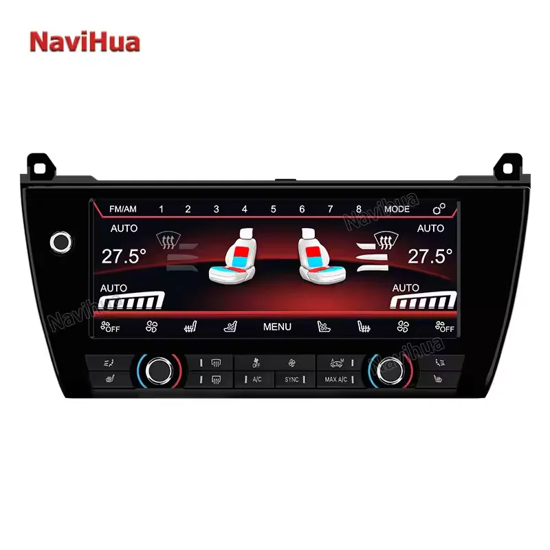 NaviHua For BMW 5 Series F10 Upgrade 14.9 Inch Touch Screen Multimedia Android Car Radio Digital AC Control Screen Air Condition