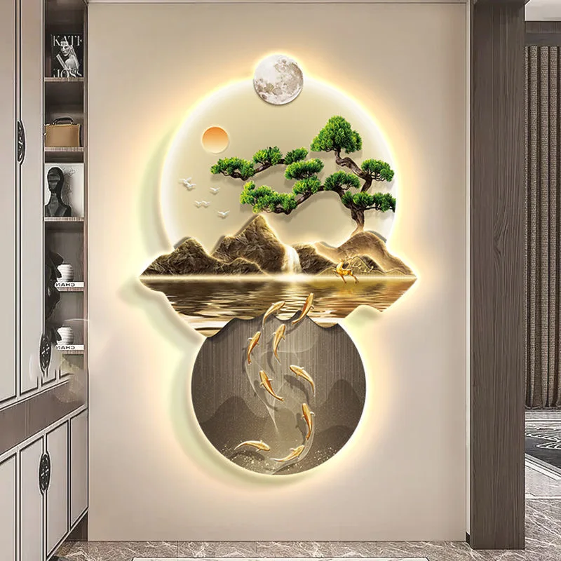 3D Wall Art Decoration Painting And Wall Art Uv Printing Wall Art Home Decoration Exquisite Carved Crystal Porcelain Painting