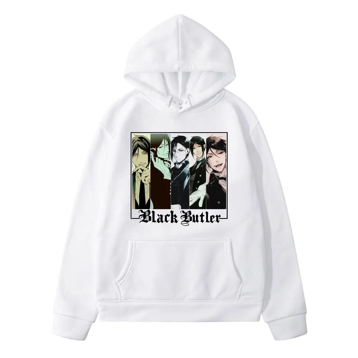 
Anime Hoodies Ciel Phantomhive Men Japanese Street Printing Harajuku Hooded Sweatshirt Men Pullover Coat 