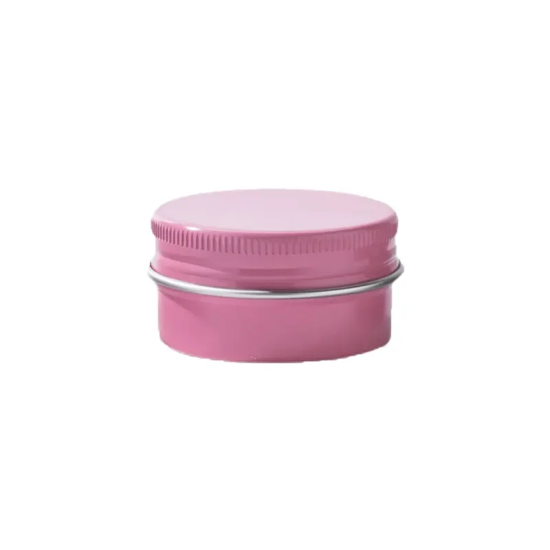 2024  High Quality Box with Lid Aluminum Jars  Metal Silver Round Metal Cosmetic TinTin Container