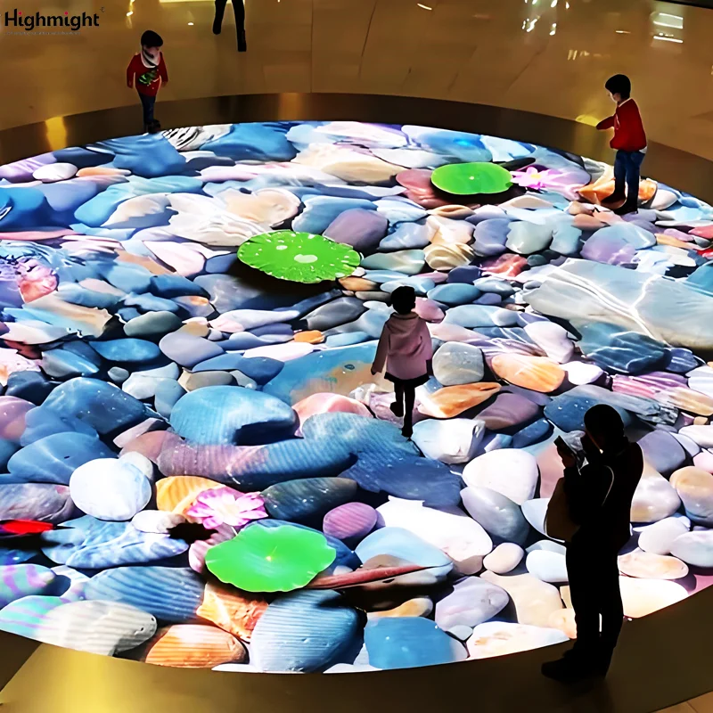 Best Sale Interactive Digital Full Color Led Floor Videos Screen Dancing Gaming Video Stage Dance LED Floor Tile LED Display