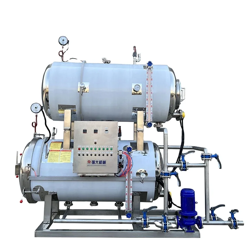 QD-600  Double layer hot water circulation autoclave retort  for food/canning