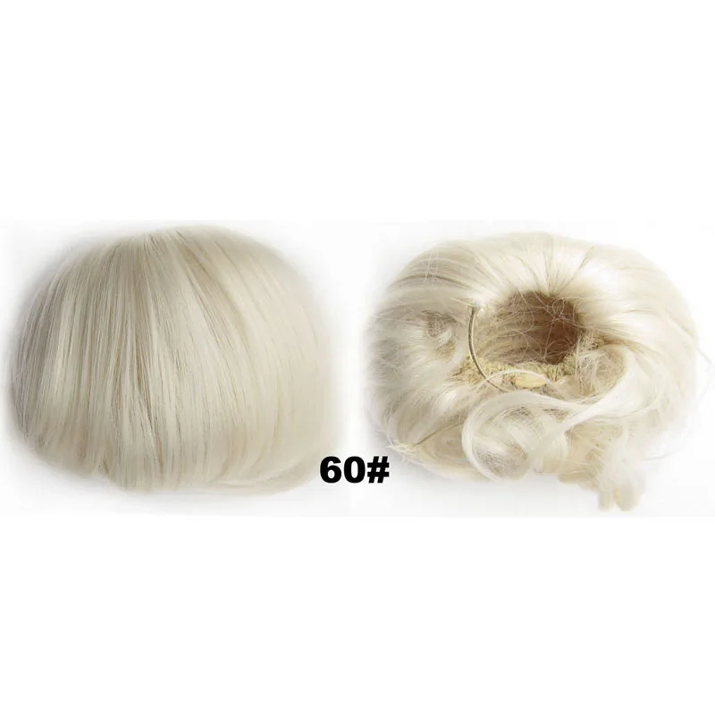 Wholesale Synthetic Flexible Hair Buns Curly Scrunchy Chignon Chignon Updo Hairpiece Hair Bun