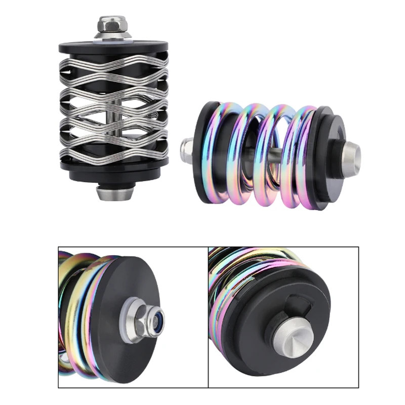 Folding Bike Rear Shock Titanium Ultra-light Stainless Steel suspension Spring Suitable For Brompton Bicycle rear Shock Absorber