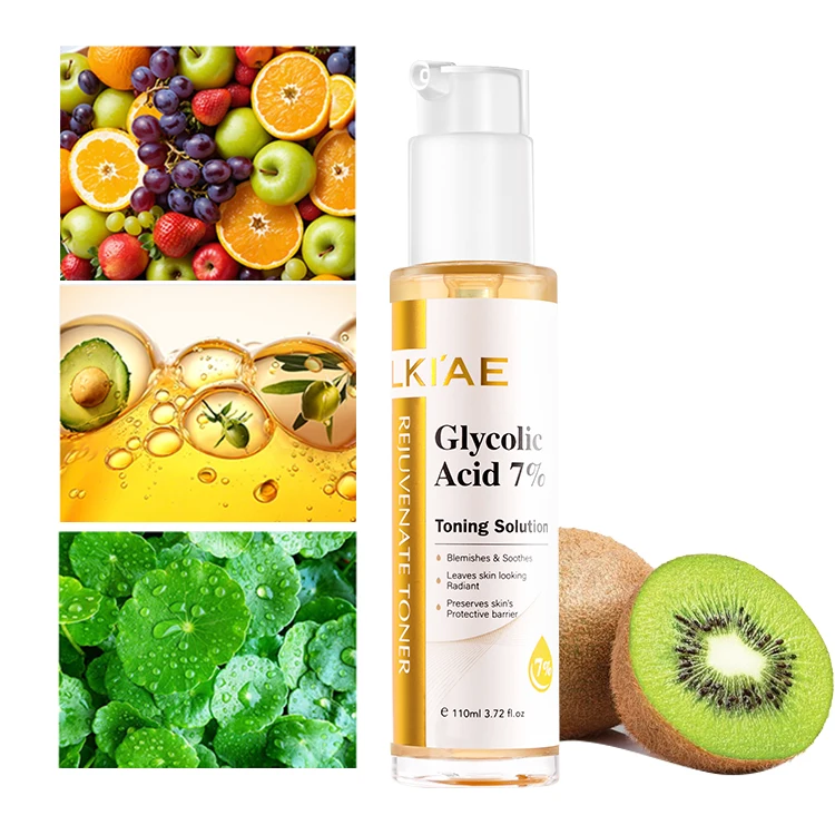 OEM ODM 7 Days Reduce Fine Lines Quick Moisturizing Natural Hyaluronic Acid Glycolic Acid Wholesale Skincare Toning For Adults