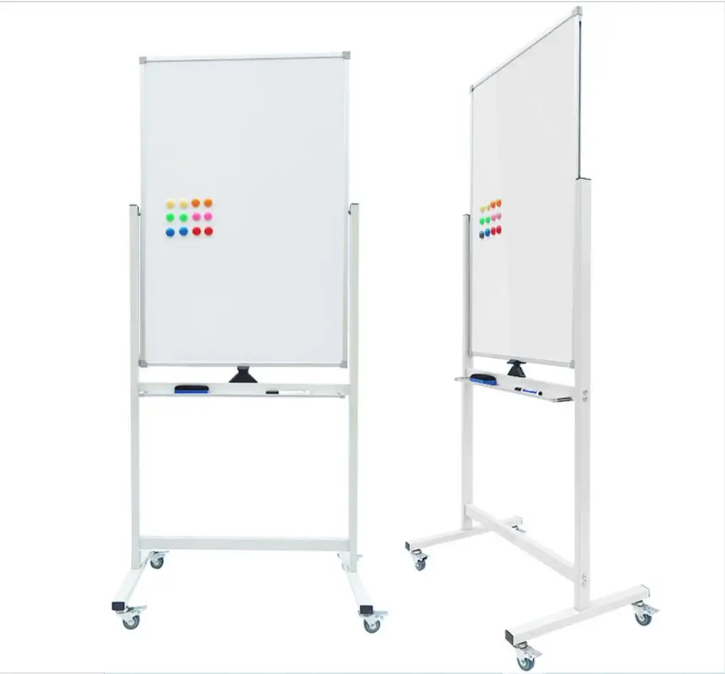 Double Sided Flip Whiteboard  Stand for office or school use